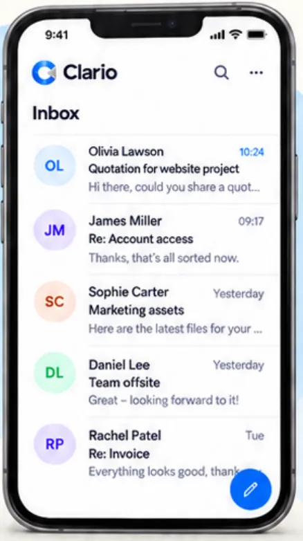 Mobile inbox