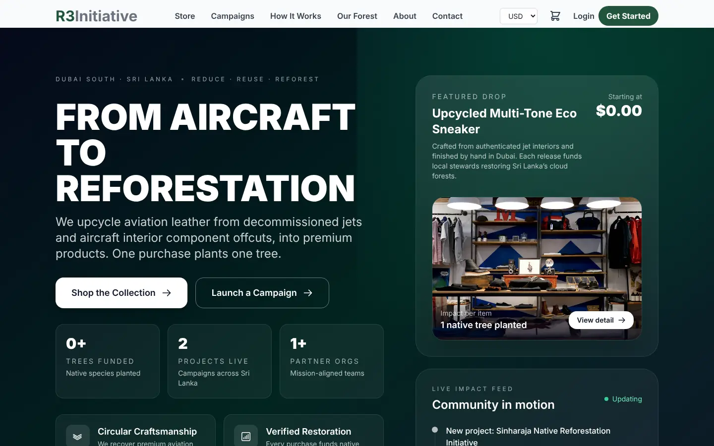 R3initiative platform screenshot